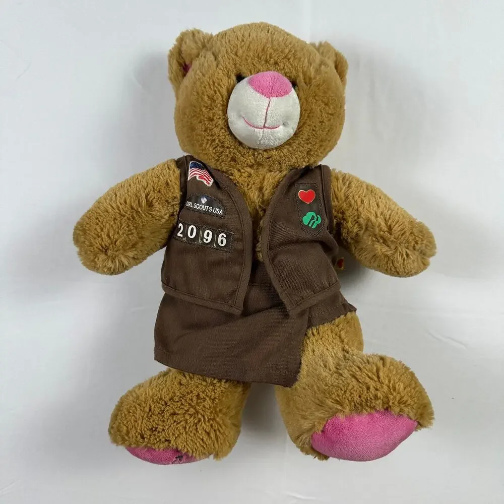 Build-A-Bear Girl Scouts Teddy Bear Stuffed Animal